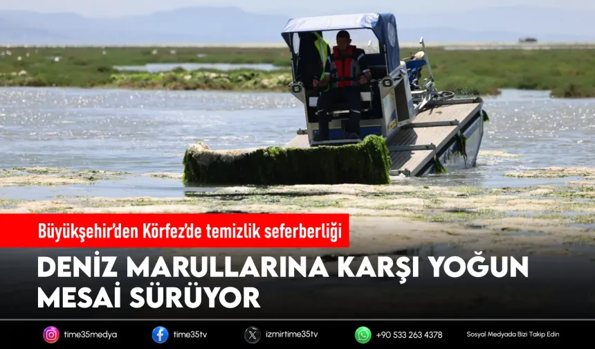 Büyükşehir’den Körfez’de temizlik mesaisi