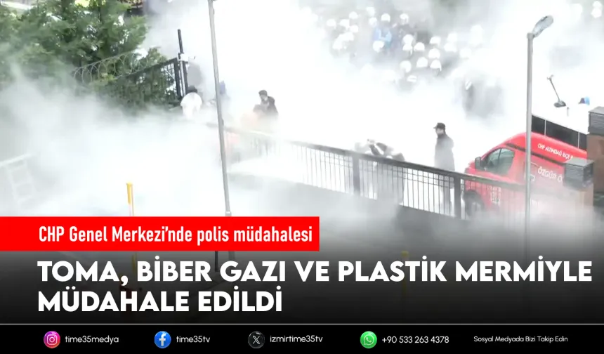 CHP Genel Merkezi'nde tahliye müdahalesi!