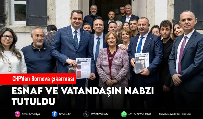 CHP İzmir sahaya Bornova’dan indi