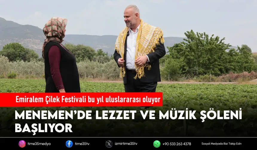 Uluslararası Emiralem Çilek Festivali için geri sayım