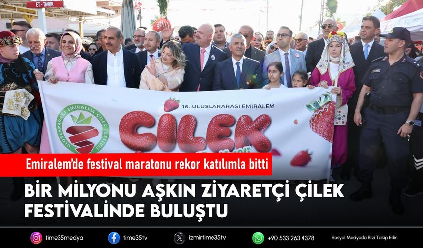 Emiralem’de festival maratonu rekor katılımla bitti