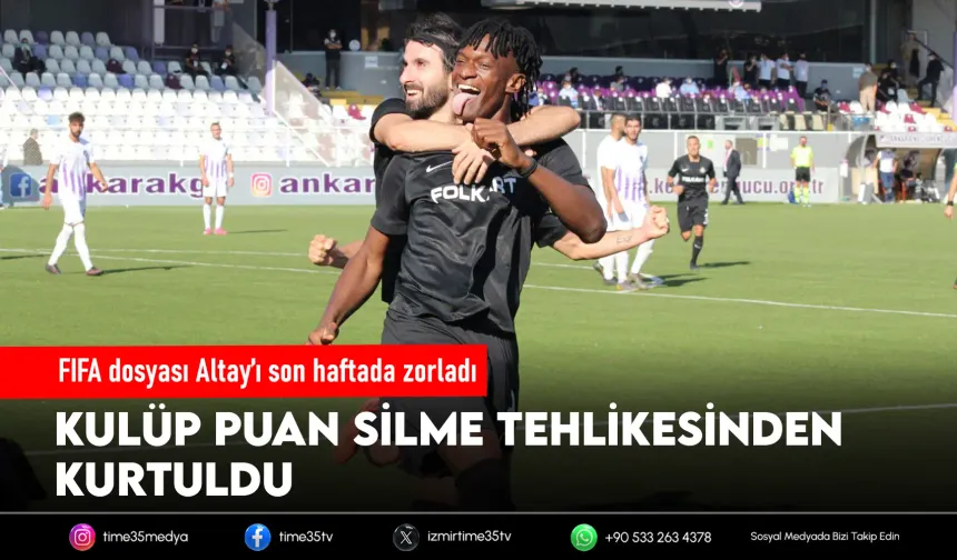Altay tehlikeyi son anda savuşturdu