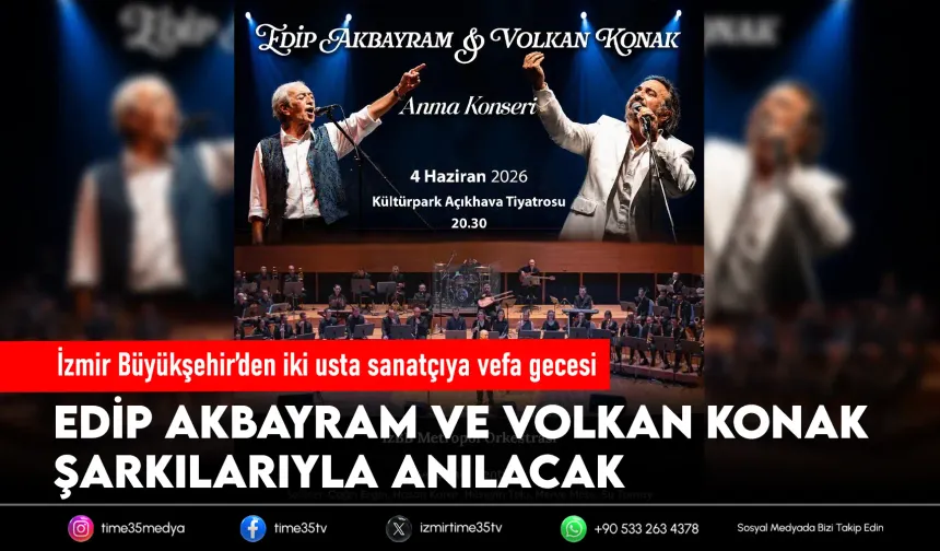 İzBB’den iki usta isme vefa konseri