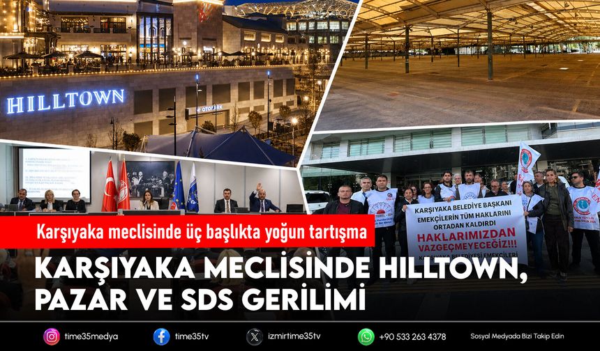 Karşıyaka meclisinde üç başlıkta yoğun tartışma