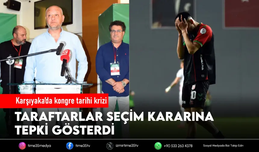 Karşıyaka'da kongre tarihi tepkisi