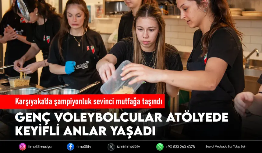 Karşıyakalı şampiyonlar CMSM mutfağında!