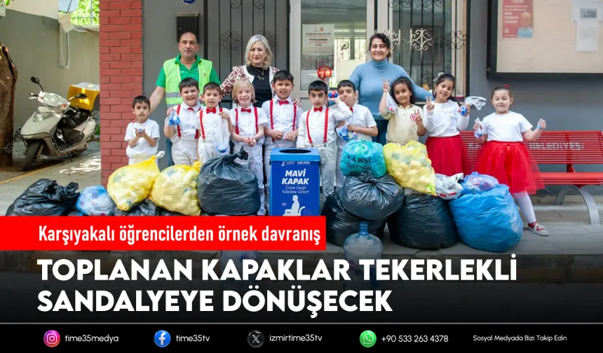 Karşıyaka’da mavi kapak seferberliği büyüyor
