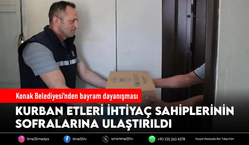 Konak’ta bayram iyiliğe dönüştü