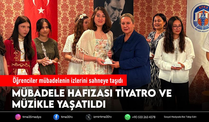 Öğrenciler mübadelenin izlerini sahneye taşıdı