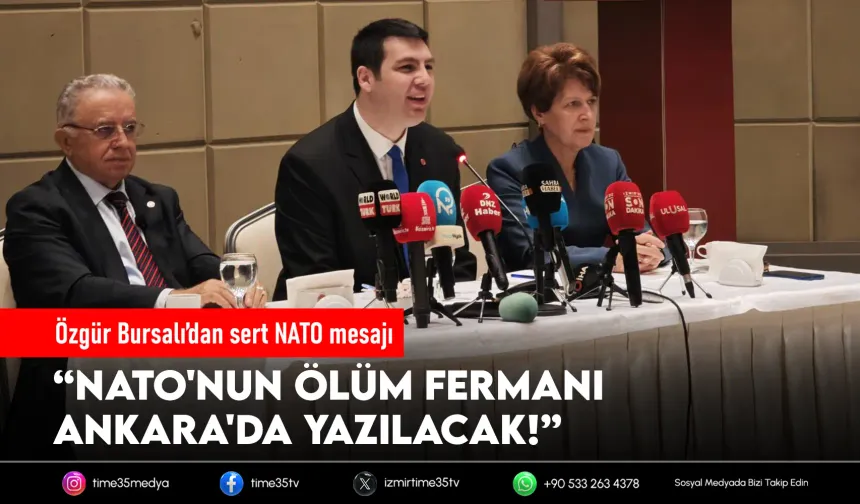 Özgür Bursalı’dan sert NATO mesajı