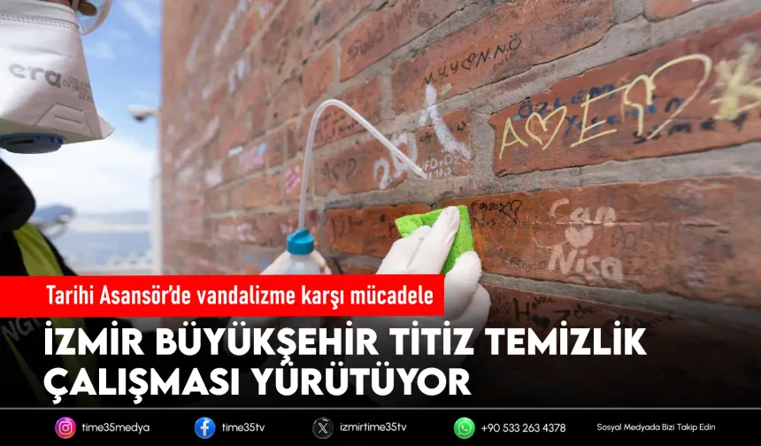 Tarihi Asansör’de vandalizmle mücadele