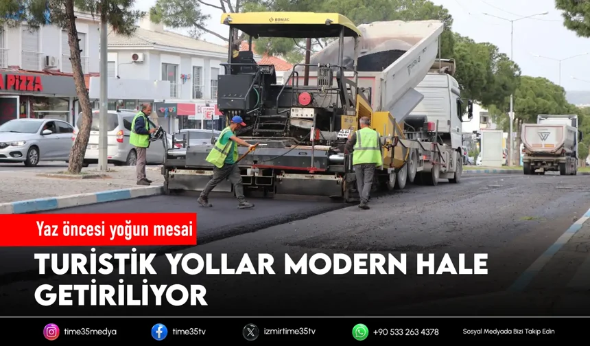 Turistik yollar baştan sona yenileniyor