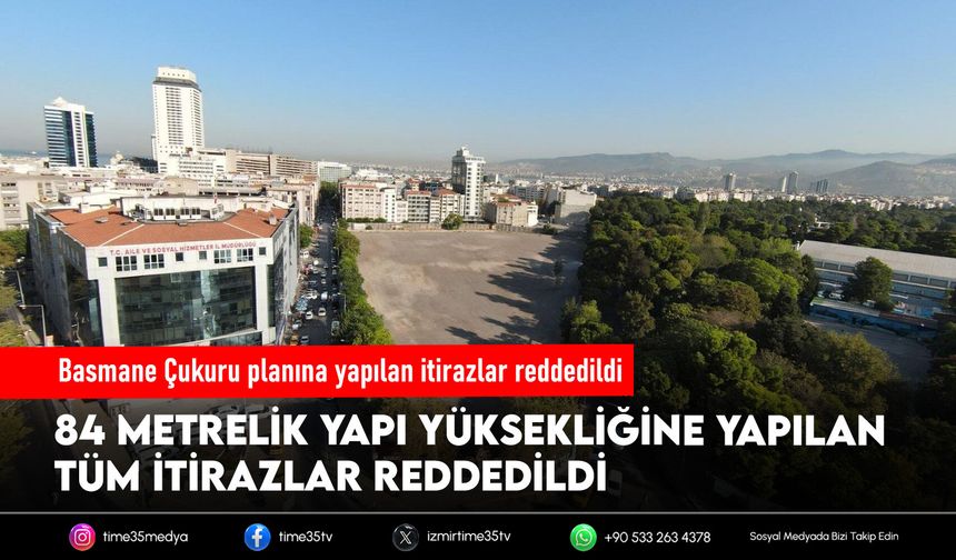 Basmane Çukuru itirazlarına Büyükşehir’den ret!