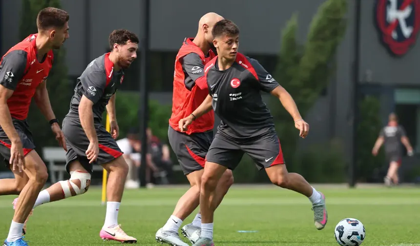 A Milli Takım’da ABD maçının hazırlıkları sürüyor