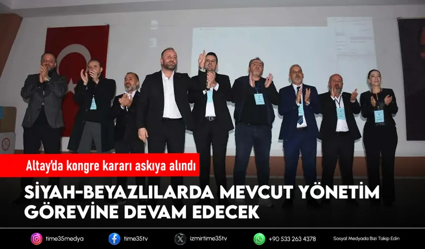 Altay’da olağanüstü kongre gündemden düştü