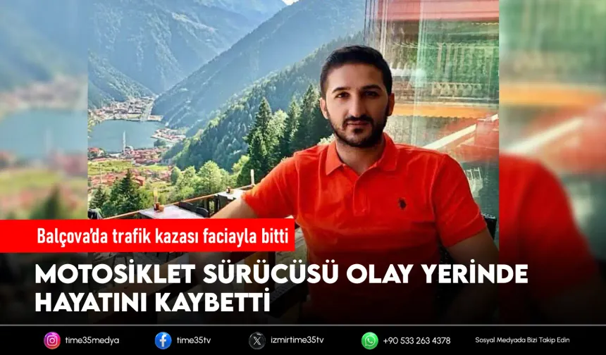 Otomobille çarpışan motosikletin sürücüsü öldü
