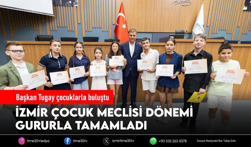 İzmir Çocuk Meclisi’nde anlamlı kapanış