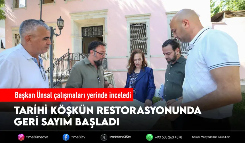 Karşıyaka’nın tarihi mirasında restorasyon hızlandı