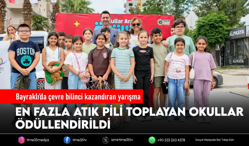 Bayraklı’da geri dönüşüm seferberliğine ödül