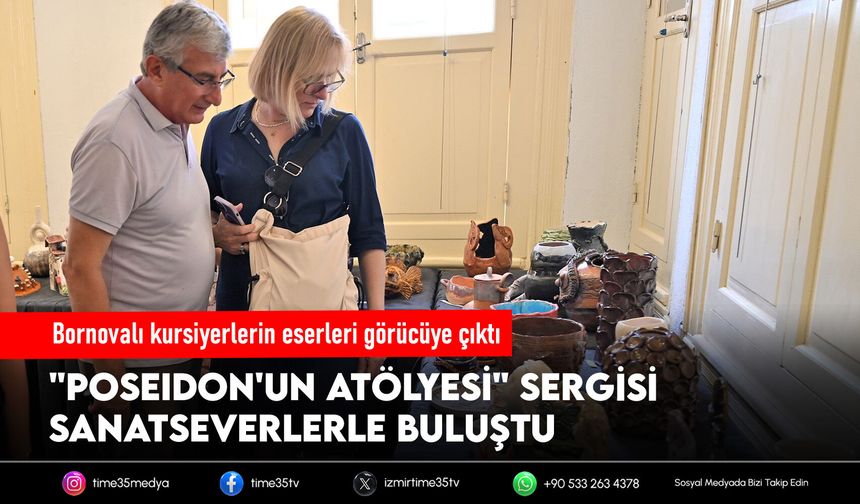 Bornovalı kursiyerlerin eserleri görücüye çıktı