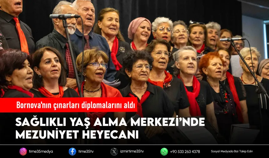 Sağlıklı Yaş Alma Merkezi’nde mezuniyet coşkusu