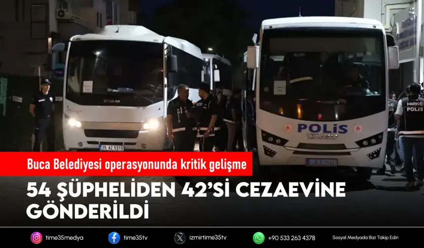 Buca Belediyesi operasyonunda 42 tutuklama