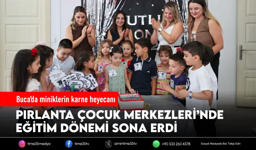 Buca’da miniklerin yıl sonu heyecanı