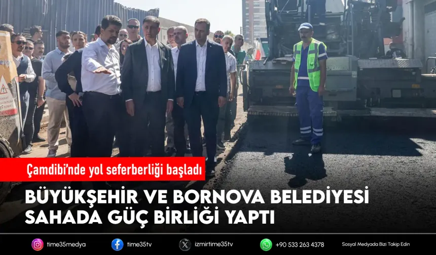 Çamdibi'nde asfalt seferberliği başladı