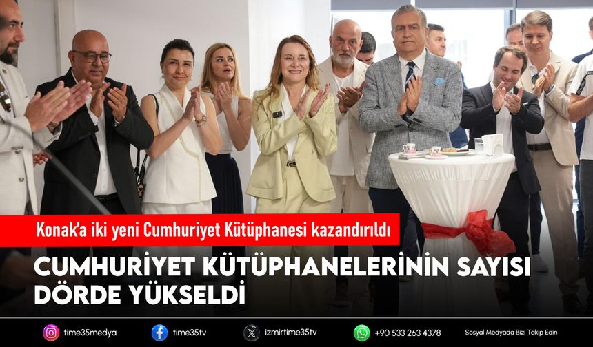 Konak’a iki yeni Cumhuriyet Kütüphanesi kazandırıldı