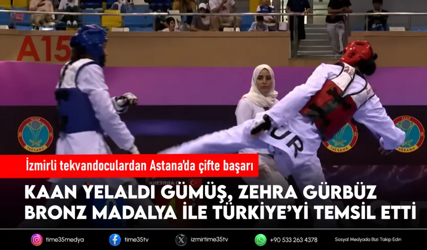 İzmirli sporcular Astana’dan madalya ile döndü