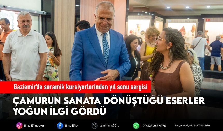 Gaziemir’de seramik kursiyerlerinden yıl sonu sergisi