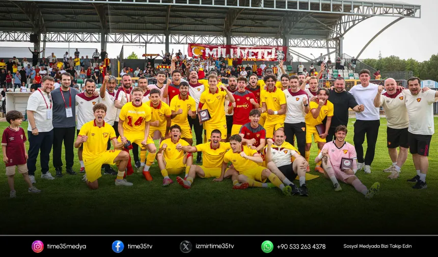 Göztepe’nin gençleri tarih yazdı
