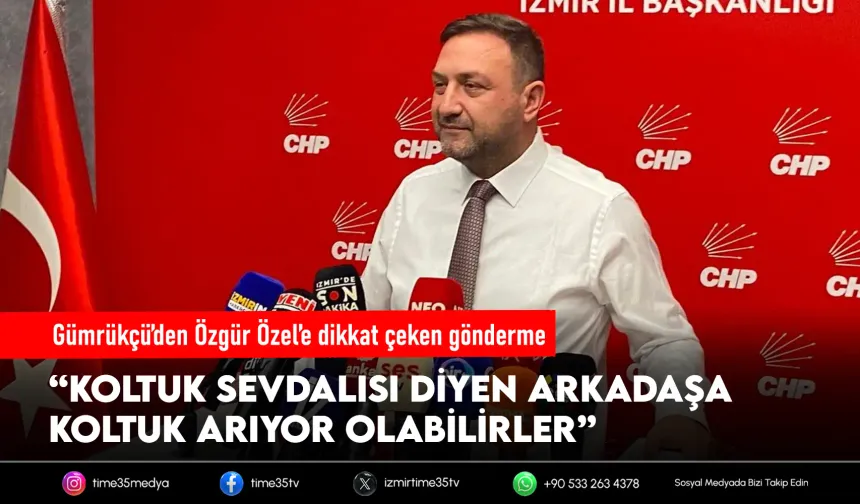 Gümrükçü’den Özel’e ‘alternatif bina’ göndermesi