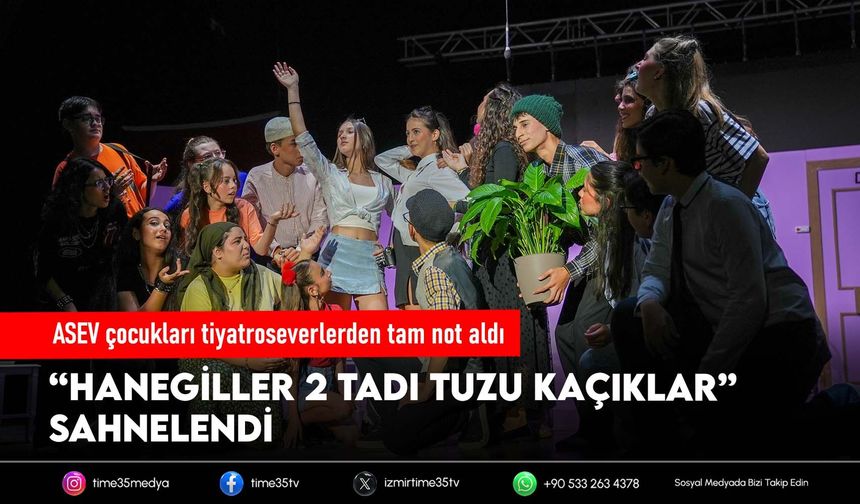 ASEV çocukları sahnede izleyiciden tam not aldı