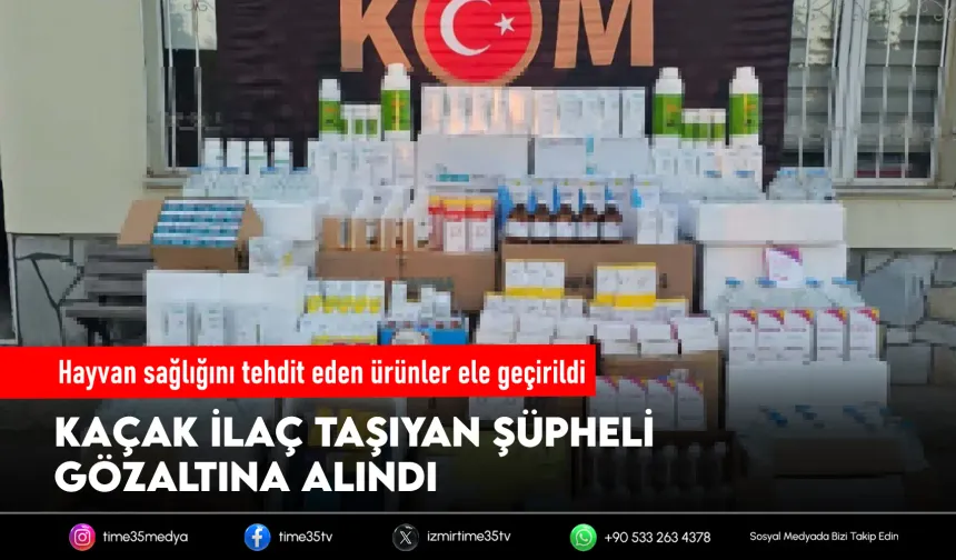 Hayvan sağlığını tehdit eden ilaç operasyonu