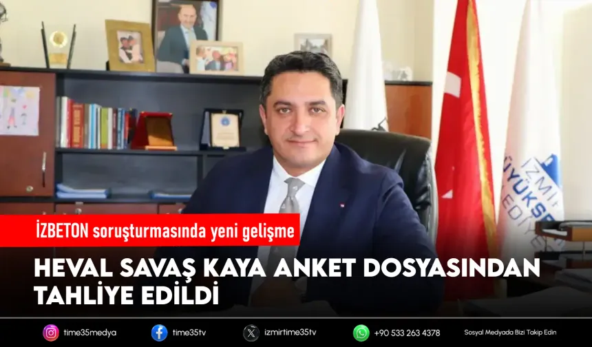 Heval Savaş Kaya'ya anket dosyasında tahliye kararı