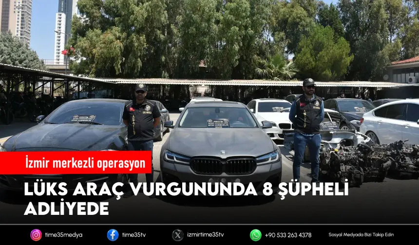 İzmir merkezi 6 ilde chance araç operasyonu
