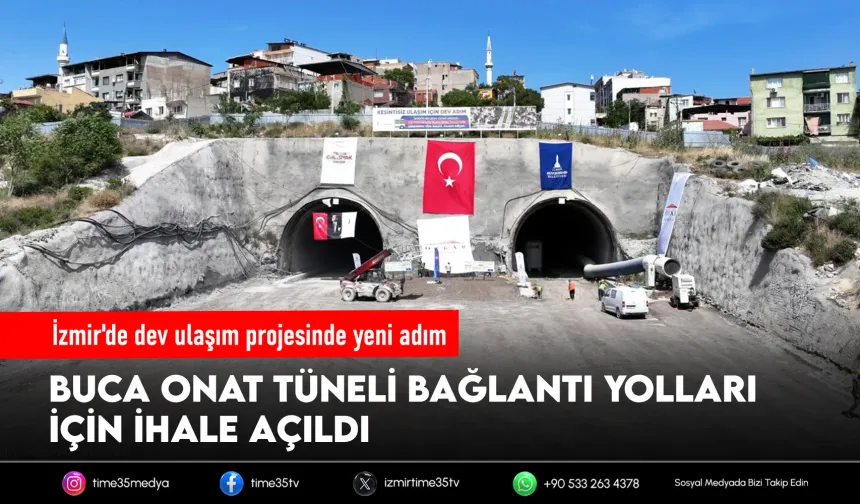 Buca Tüneli-Otogar bağlantısı için ihale süreci başladı