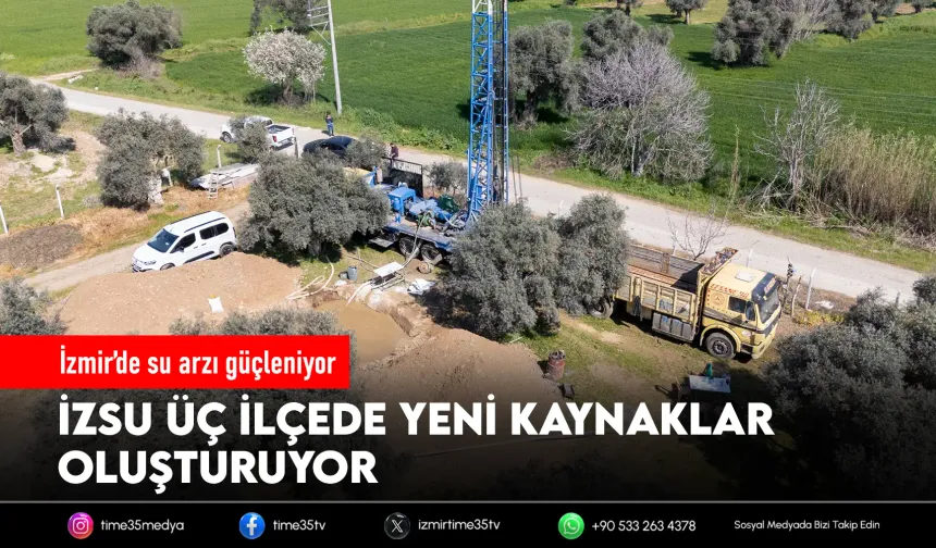 İZSU’dan Küçük Menderes’e su takviyesi