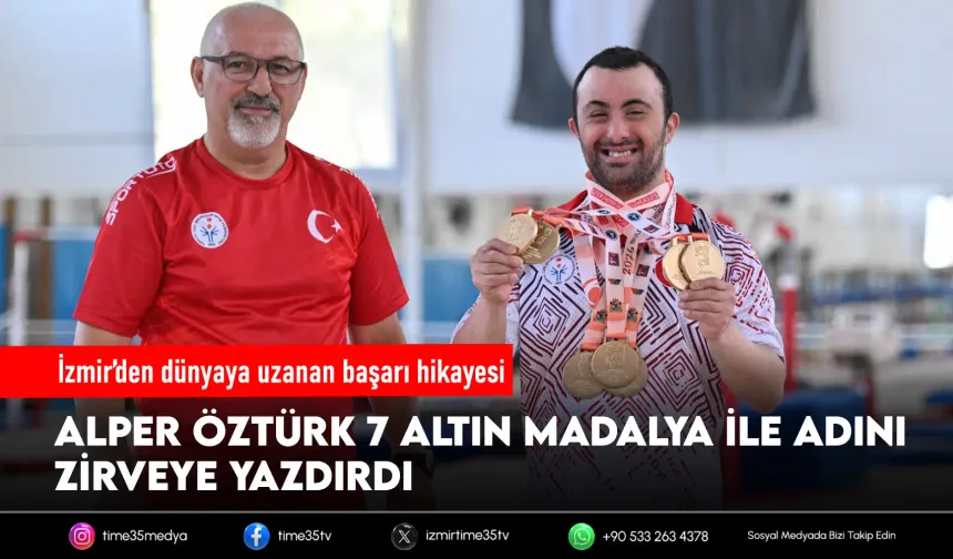 İzmirli özel sporcu Öztürk’ten tarihi başarı