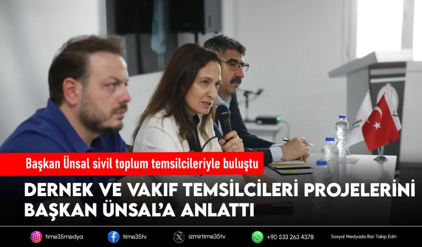 Başkan Ünsal, STK temsilcileriyle buluştu