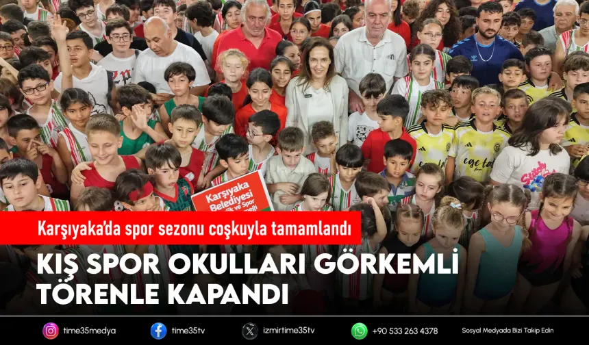 Karşıyaka’da Kış Spor Okulları’na görkemli kapanış