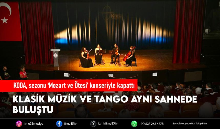 KODA, sezonu ‘Mozart ve Ötesi’ konseriyle kapattı