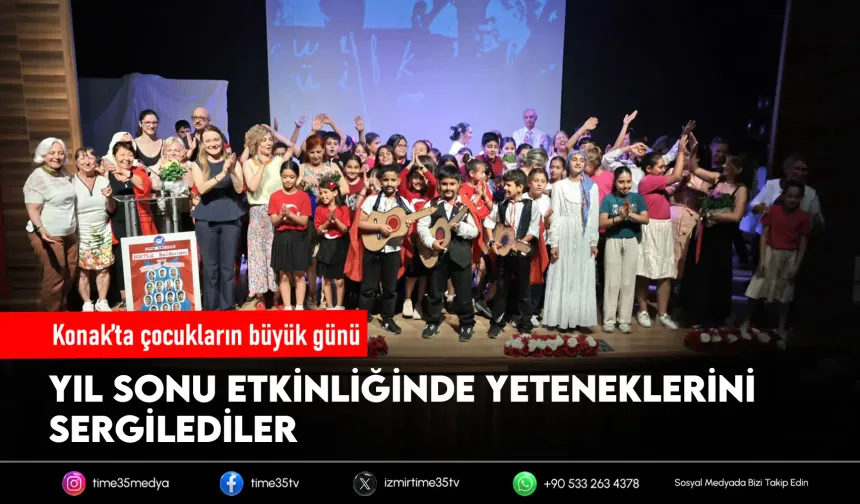 Konaklı çocuklardan muhteşem yıl sonu gösterisi