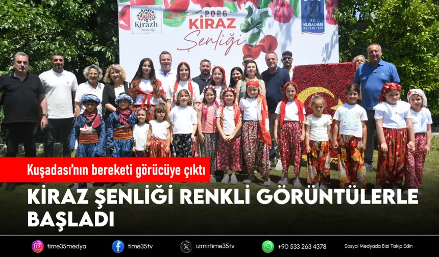Kuşadası’nda ‘Kiraz Şenliği’ coşkuyla başladı