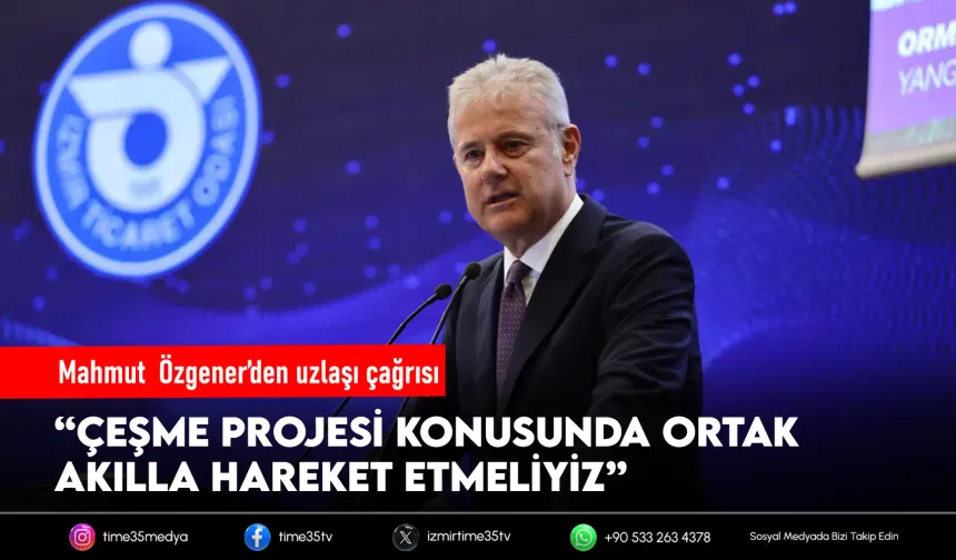 Mahmut Özgener'den Çeşme Projesi'ne destek