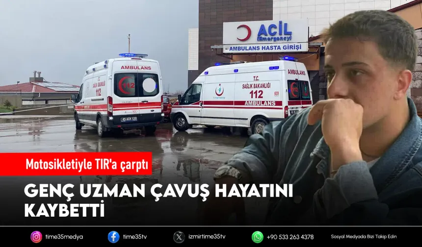 Uzman çavuş trafik kazasında hayatını kaybetti