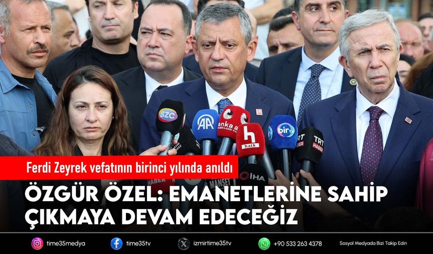 Ferdi Zeyrek vefatının birinci yılında anıldı