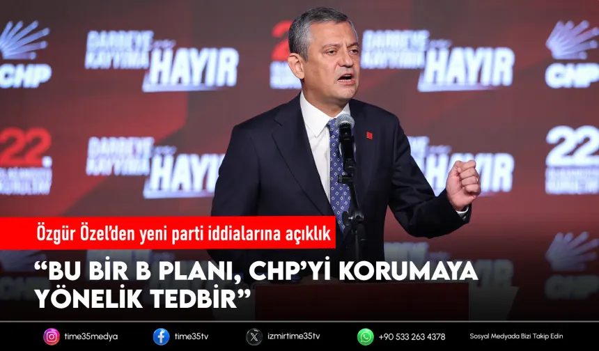 Özgür Özel'den yeni parti iddialarına açıklama
