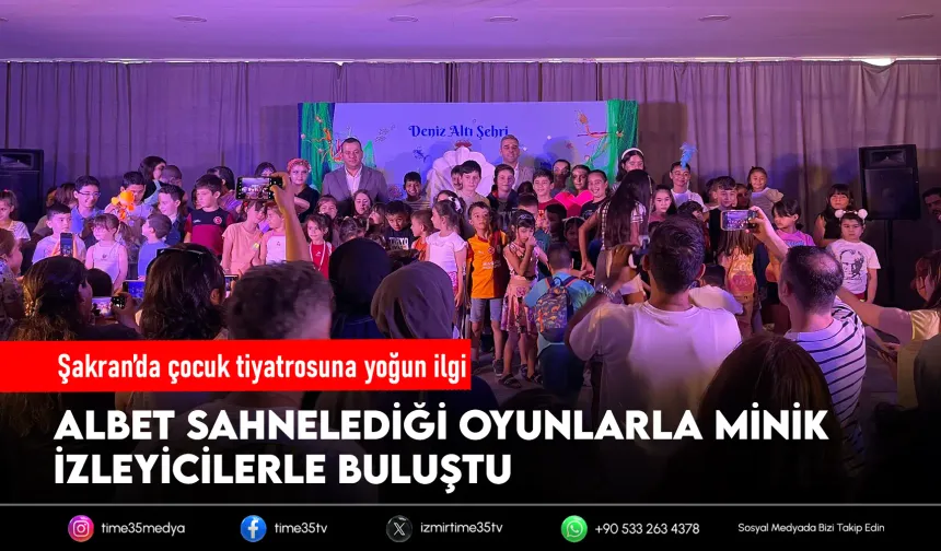 Şakran’da çocuk tiyatrosuna büyük ilgi